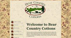 Desktop Screenshot of bearcountrycottons.com